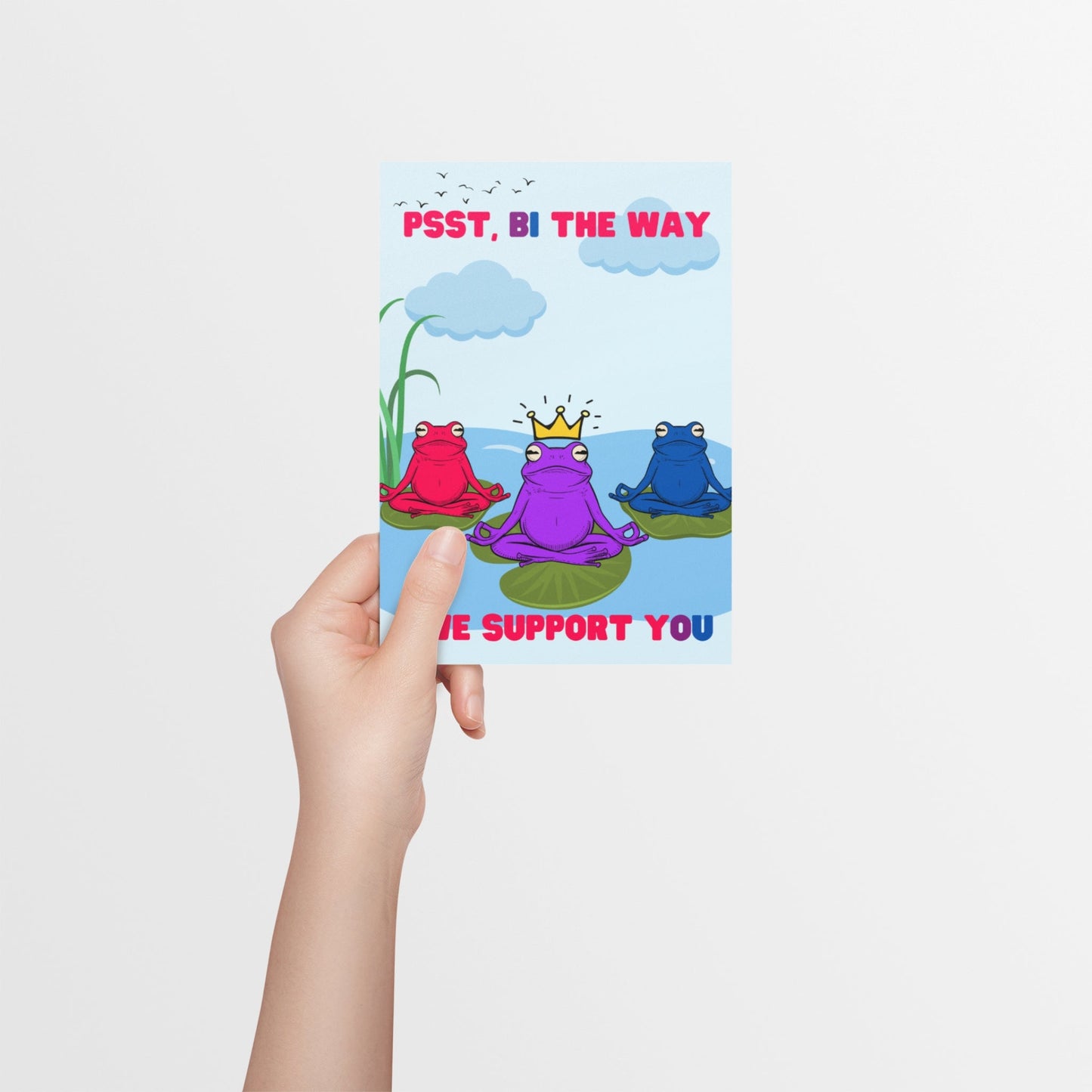 Bisexual Affirmation | LGBTQ+ Pride & Allyship Card - Queer Card Club -
