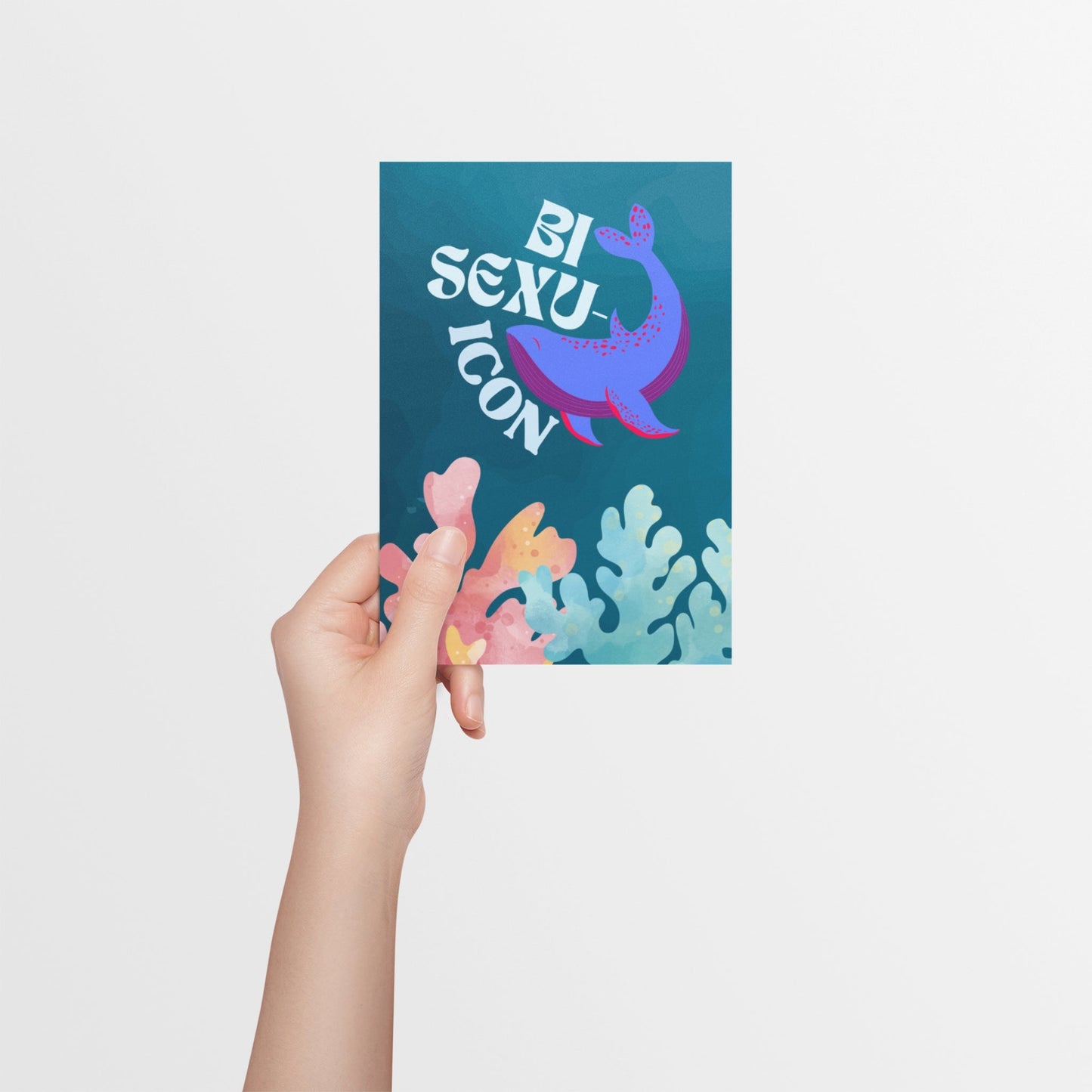 Bisexual Support | LGBTQ+ Pride & Allyship Card - Queer Card Club -