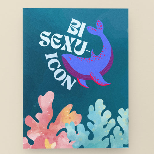 Bisexual Support | LGBTQ+ Pride & Allyship Card - Queer Card Club -