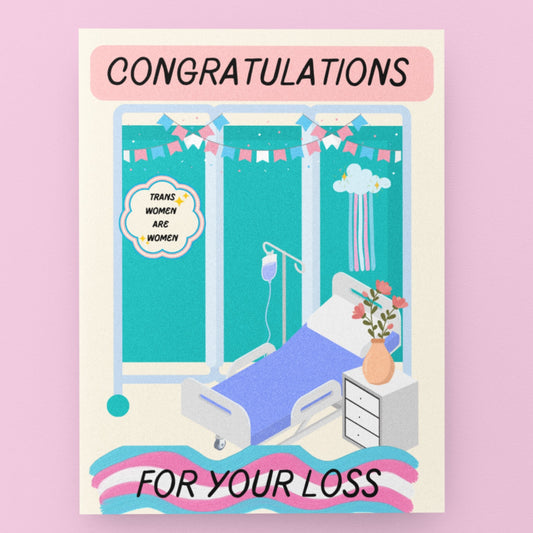 Bottom Surgery Transgender Congratulations Card - Queer Card Club -
