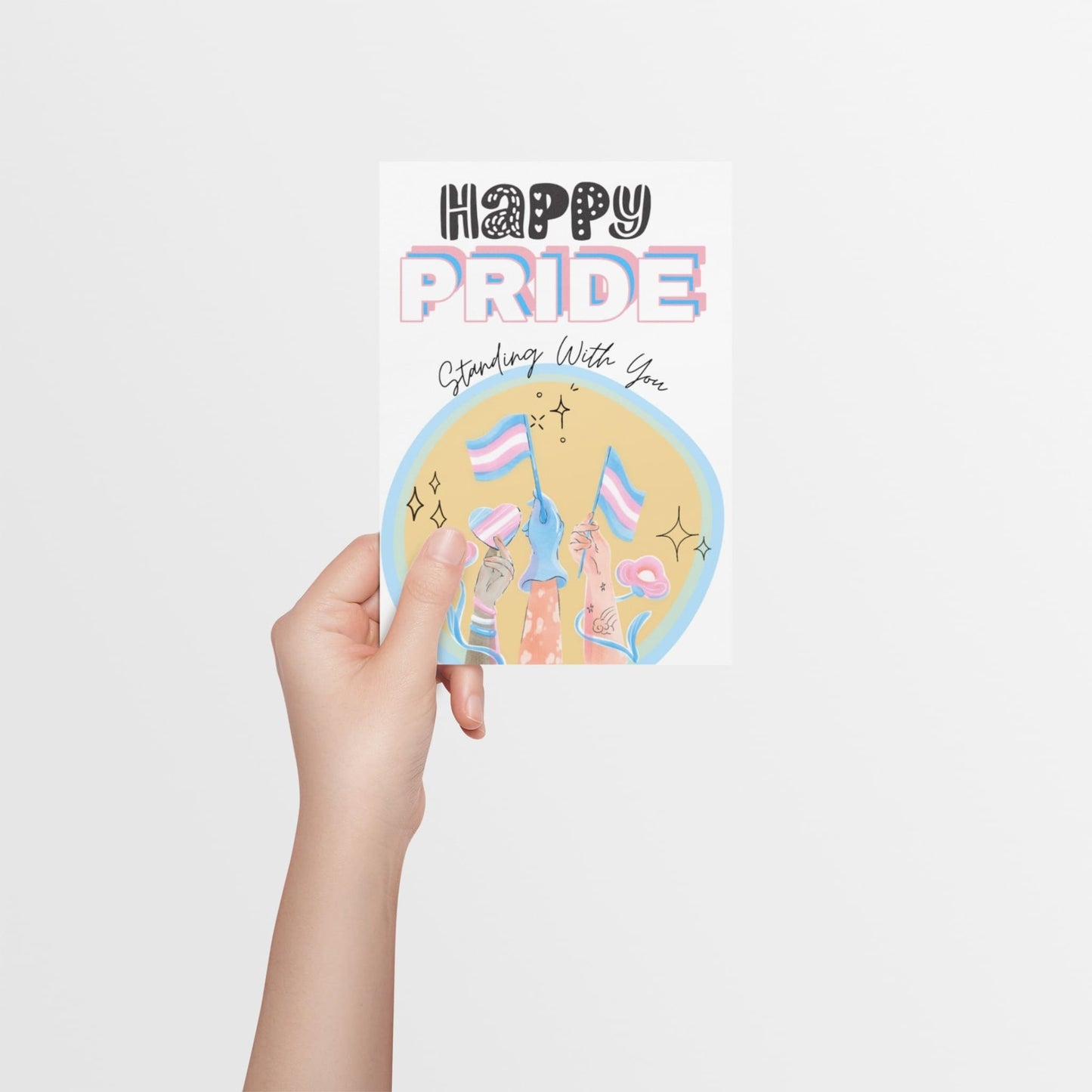 Happy Trans Pride 2025! | LGBTQ+ Pride Card - Queer Card Club -