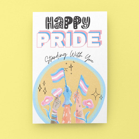Happy Trans Pride 2025! | LGBTQ+ Pride Card - Queer Card Club -