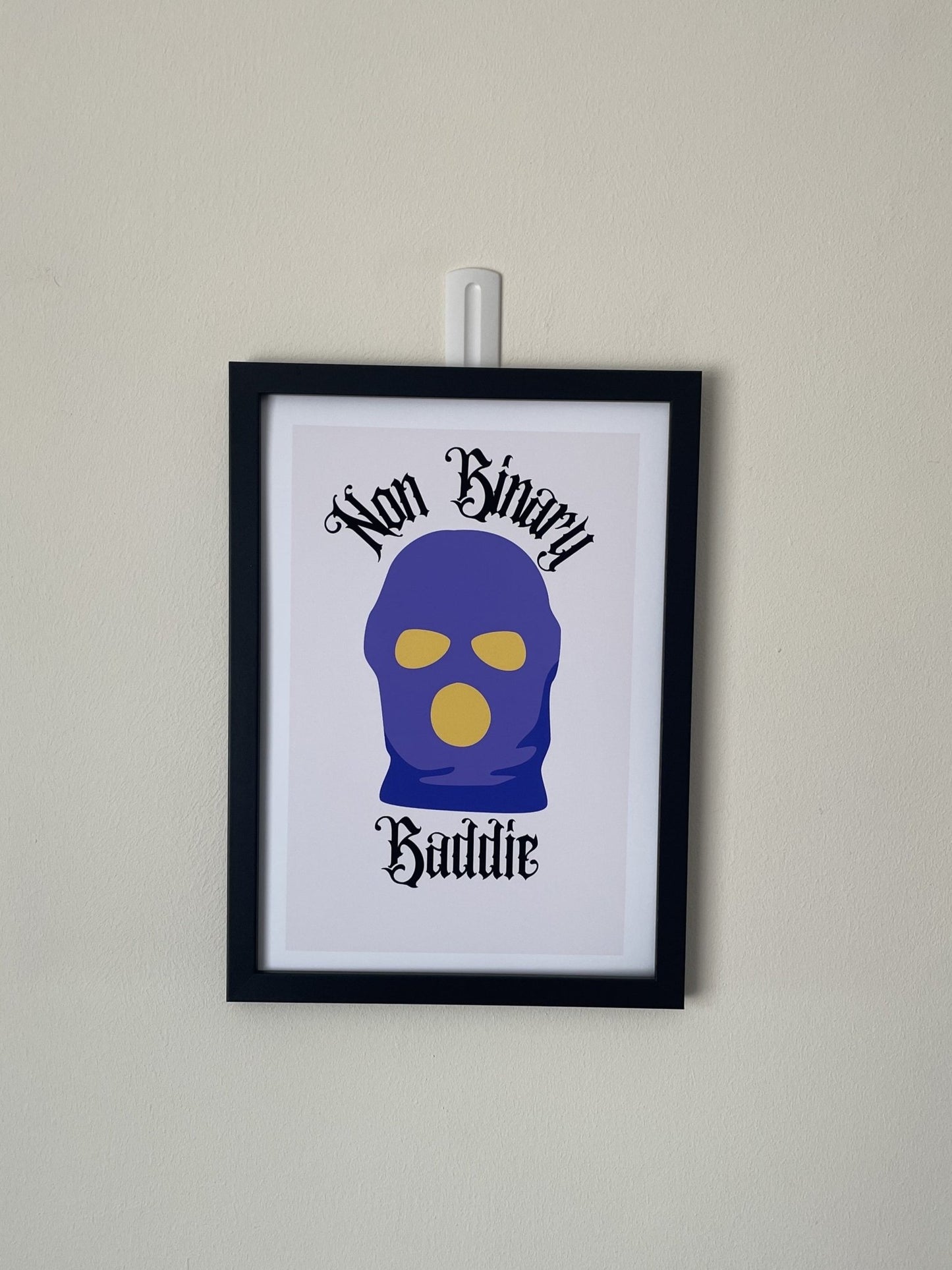 Nonbinary Baddie Wall Art Print / Poster - Queer Card Club - Queer Posters