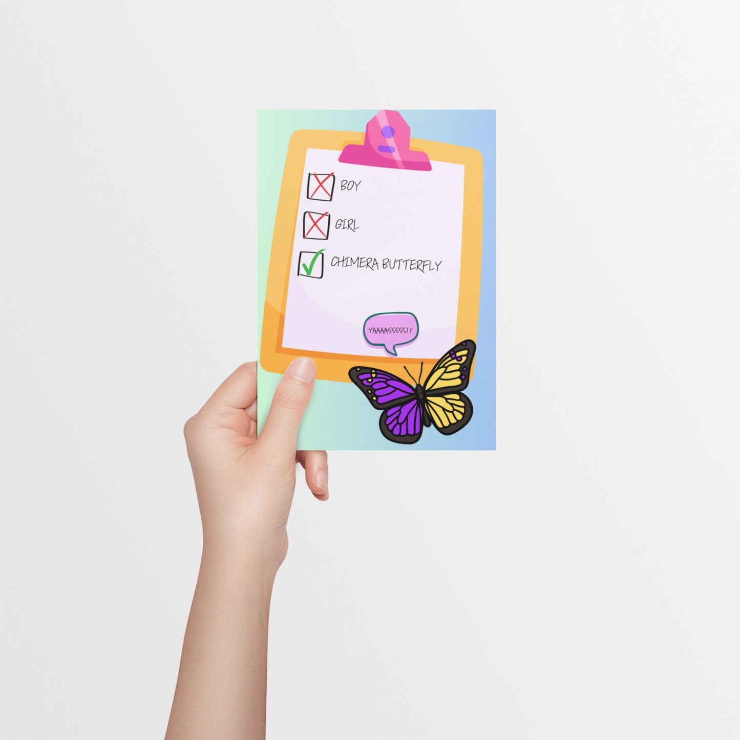 Nonbinary & Genderqueer Affirmation Card - Queer Card Club -