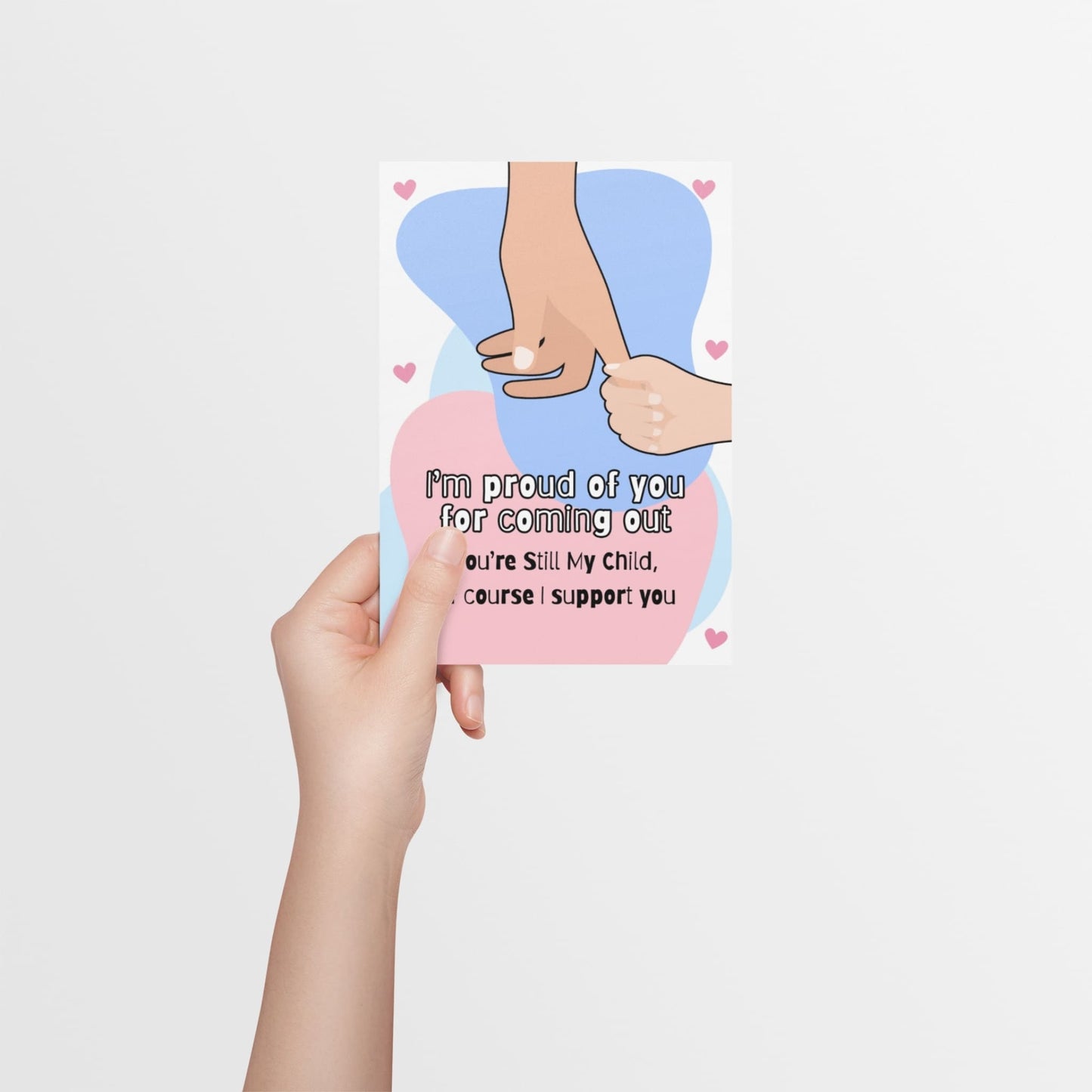Supporting Your LGBTQ+ Child | LGBTQ+ Allyship & Support Card - Queer Card Club -