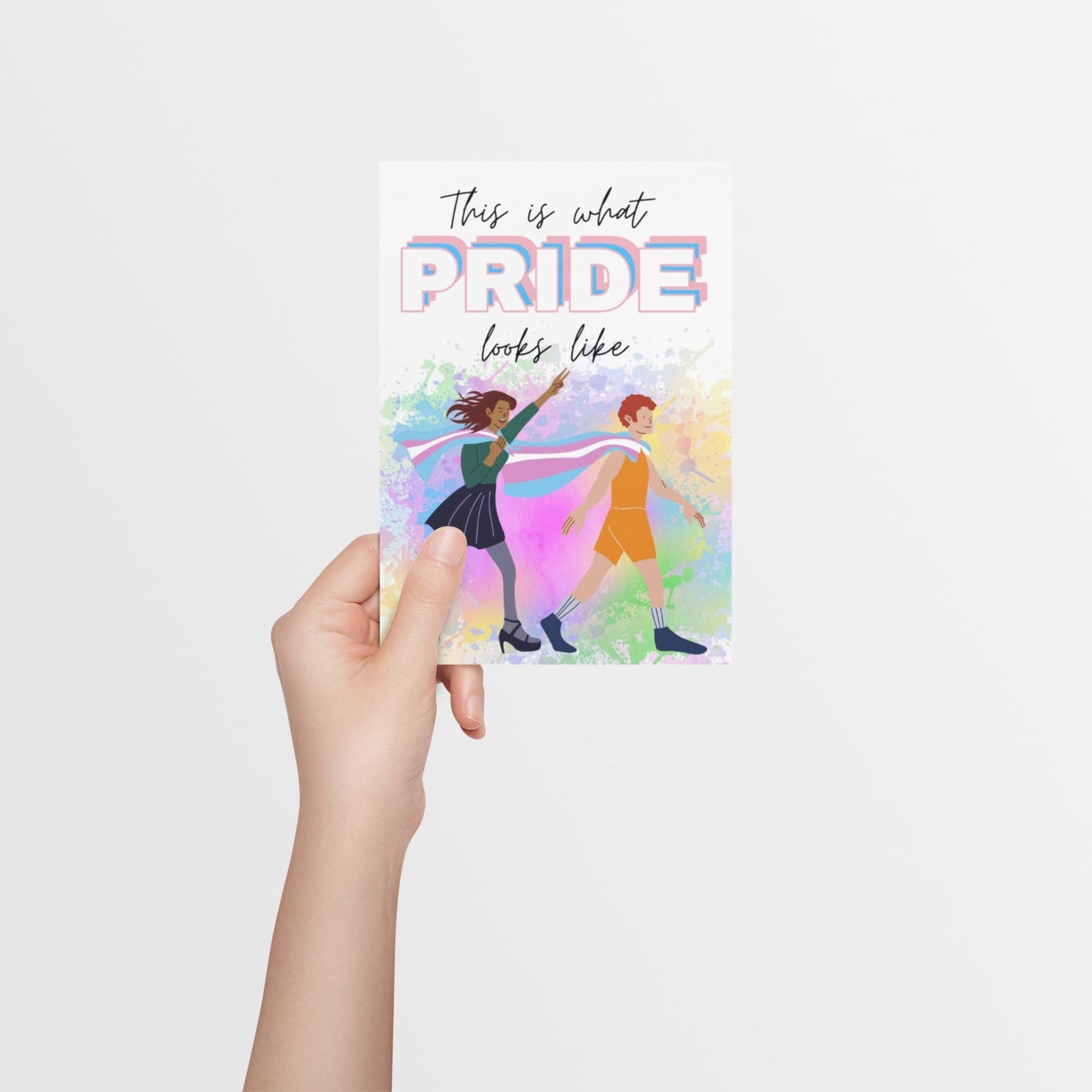 Transgender Pride Celebration | LGBTQ+ Pride Card - Queer Card Club -