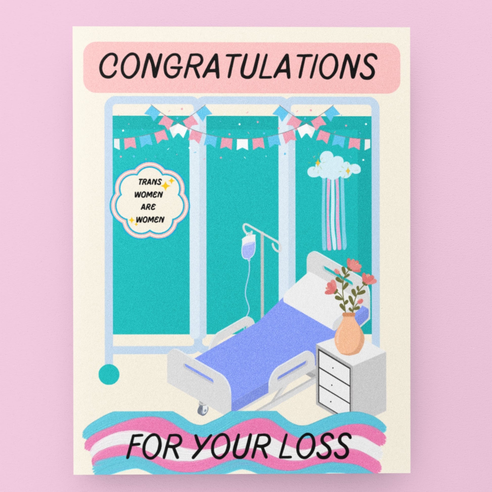 Bottom Surgery Transgender Congratulations Card - Queer Card Club - 