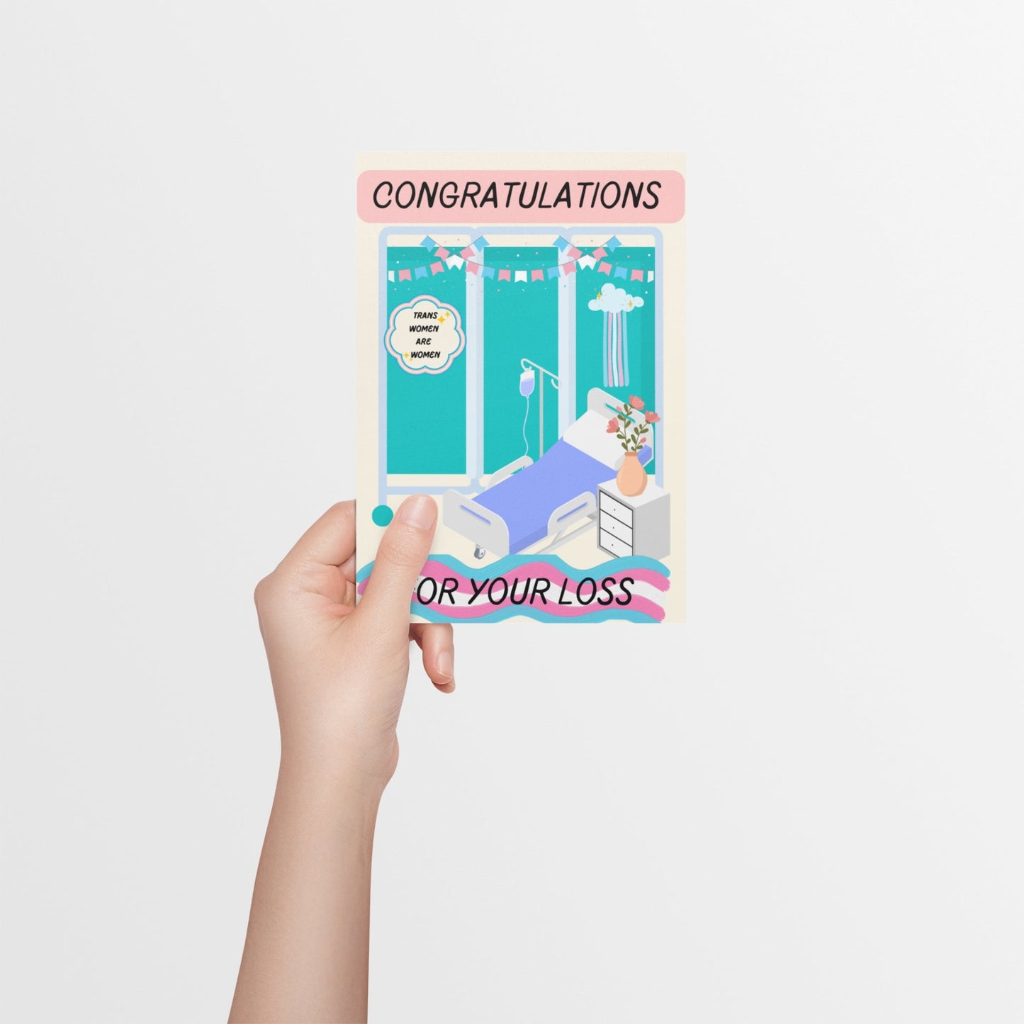 Bottom Surgery Transgender Congratulations Card - Queer Card Club - 