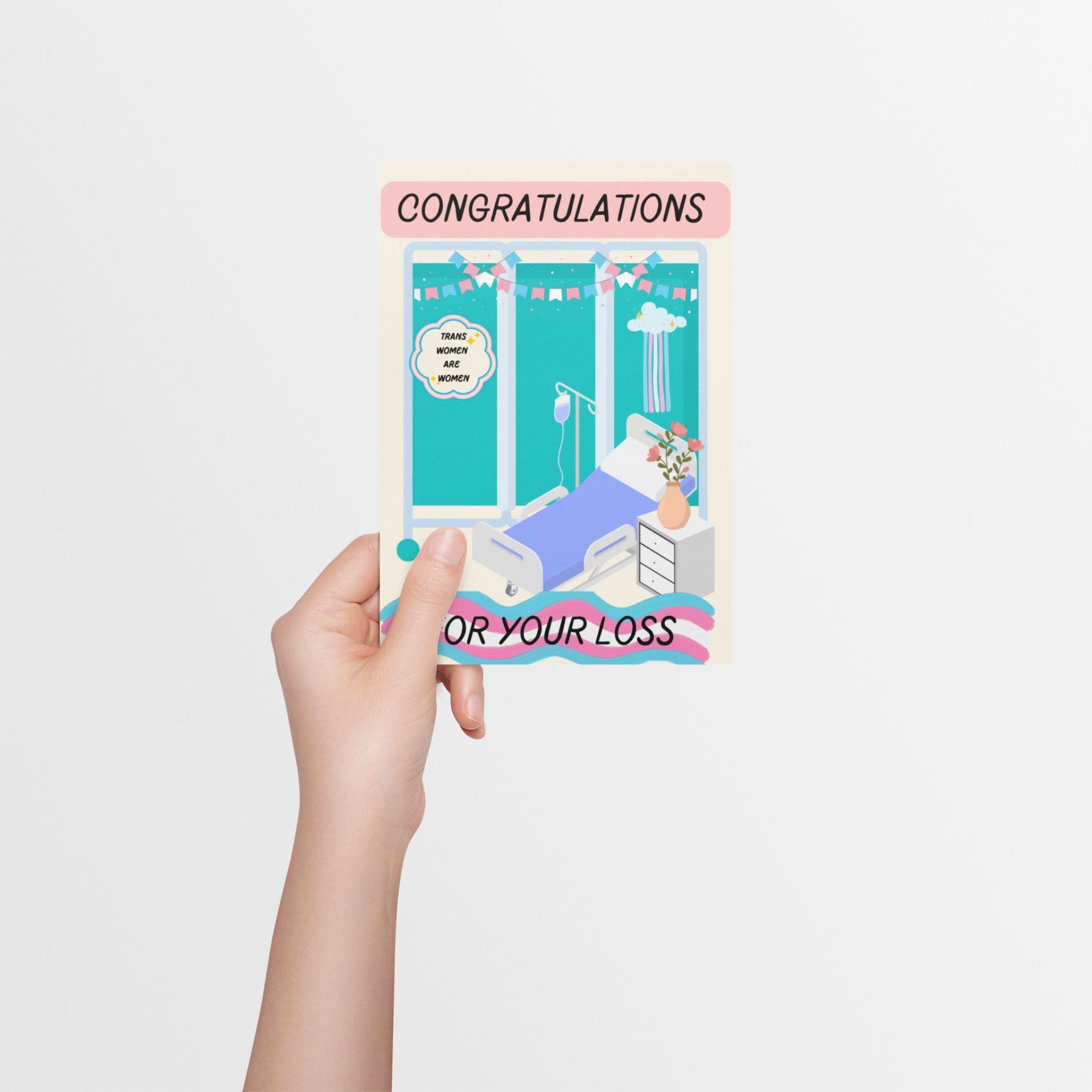 Bottom Surgery Transgender Congratulations Card - Queer Card Club - 