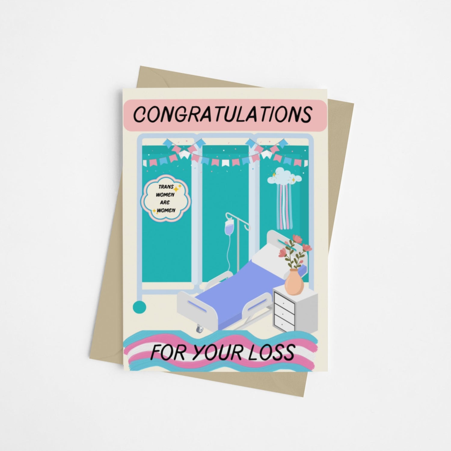 Bottom Surgery Transgender Congratulations Card - Queer Card Club - 