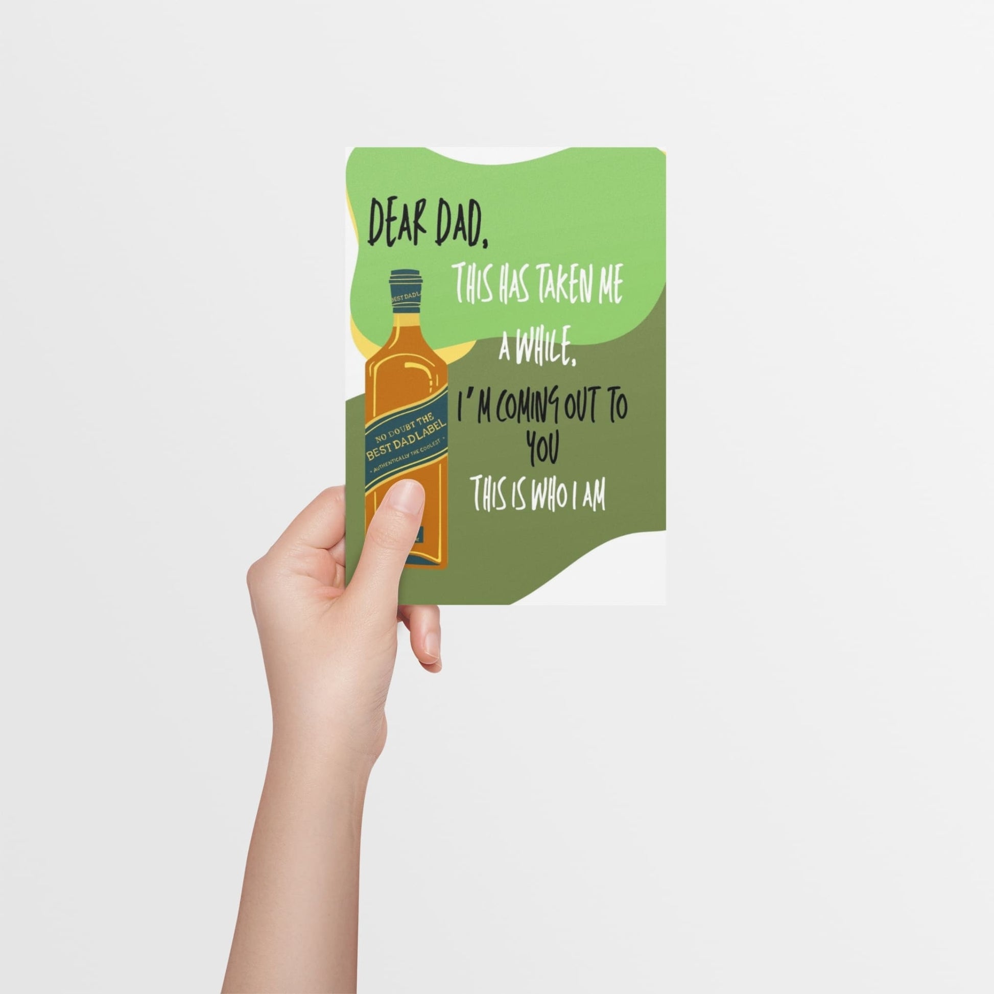 Coming Out To Dad LGBTQ Card - Queer Card Club - 