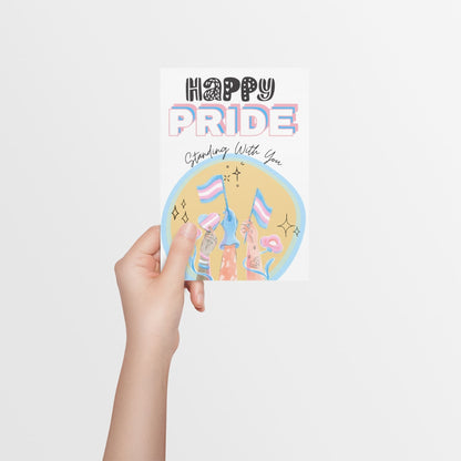 Happy Trans Pride 2025! | LGBTQ+ Pride Card - Queer Card Club - 