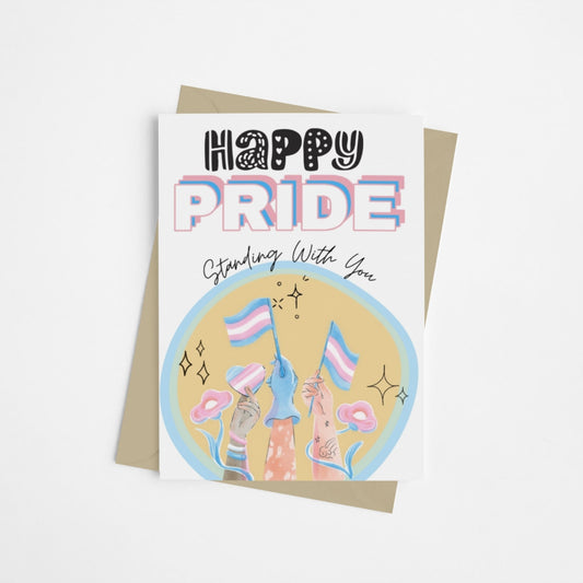 Happy Trans Pride 2025! | LGBTQ+ Pride Card - Queer Card Club - 