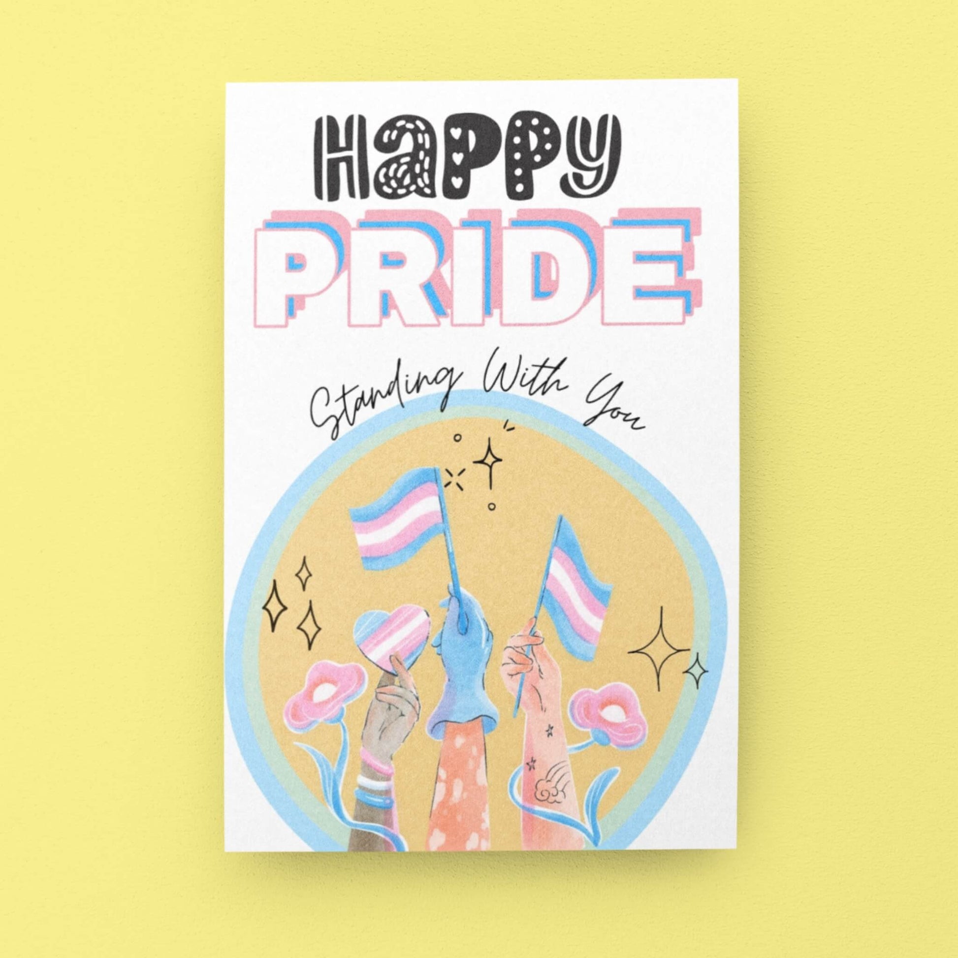 Happy Trans Pride 2025! | LGBTQ+ Pride Card - Queer Card Club - 