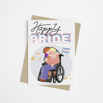 Happy Trans Pride! | LGBTQ+ Pride Card - Queer Card Club - 