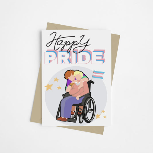 Happy Trans Pride! | LGBTQ+ Pride Card - Queer Card Club - 