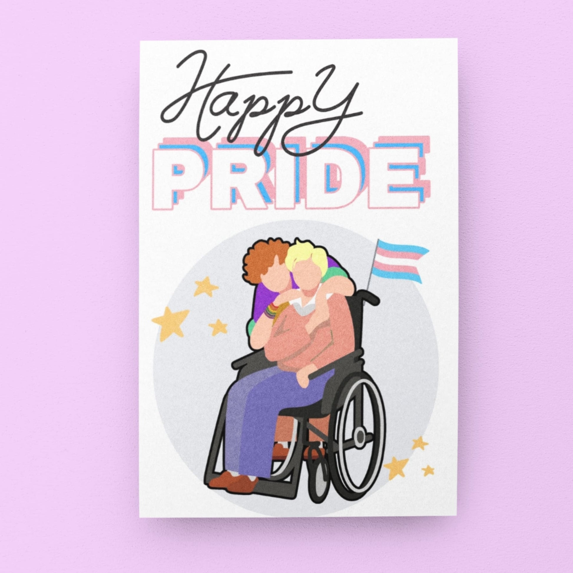 Happy Trans Pride! | LGBTQ+ Pride Card - Queer Card Club - 