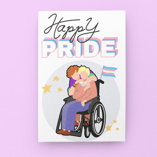 Happy Trans Pride! | LGBTQ+ Pride Card - Queer Card Club - 