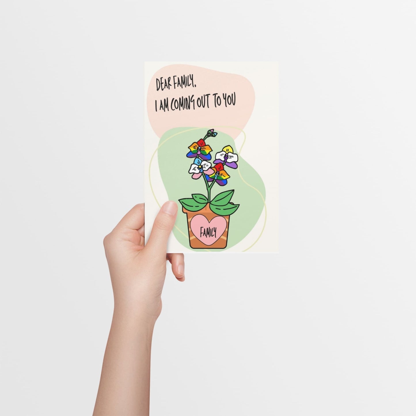 I'm Coming Out To My Family | LGBTQ+ Coming Out Card - Queer Card Club - 