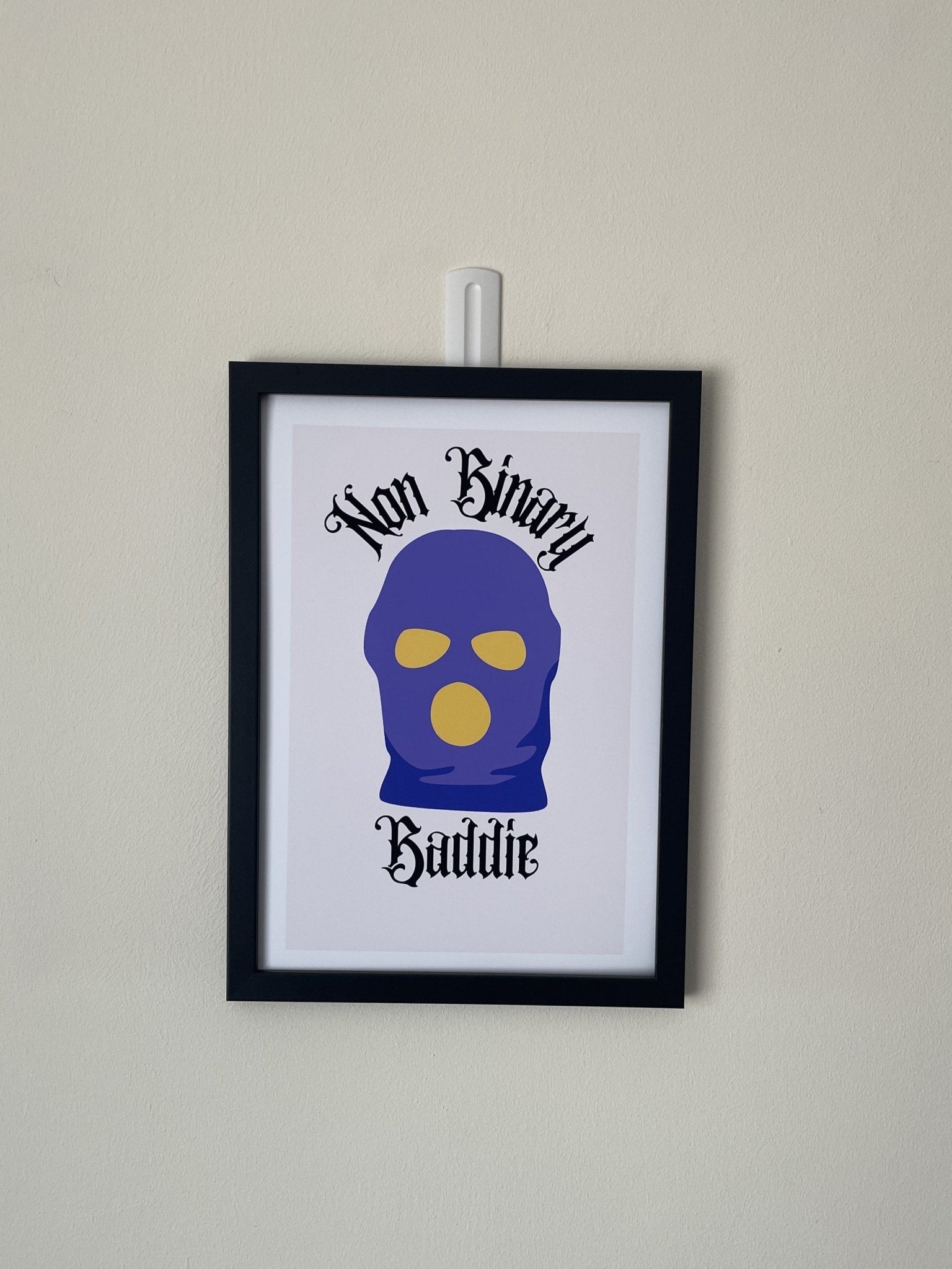 Nonbinary Baddie Wall Art Print / Poster - Queer Card Club - Queer Posters