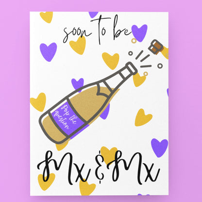 Nonbinary & Genderqueer Engagement Card - Queer Card Club - 