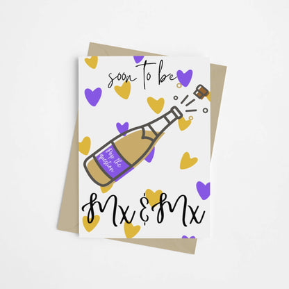 Nonbinary & Genderqueer Engagement Card - Queer Card Club - 