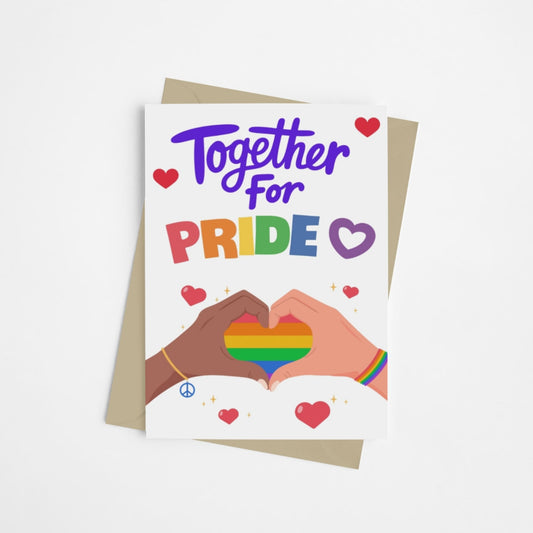 Together for LGBTQ+ Pride 2025! | LGBTQ+ Pride Card - Queer Card Club - 