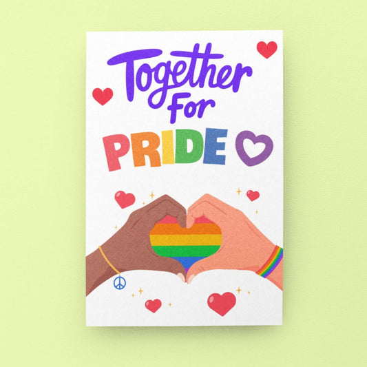 Together for LGBTQ+ Pride 2025! | LGBTQ+ Pride Card - Queer Card Club - 