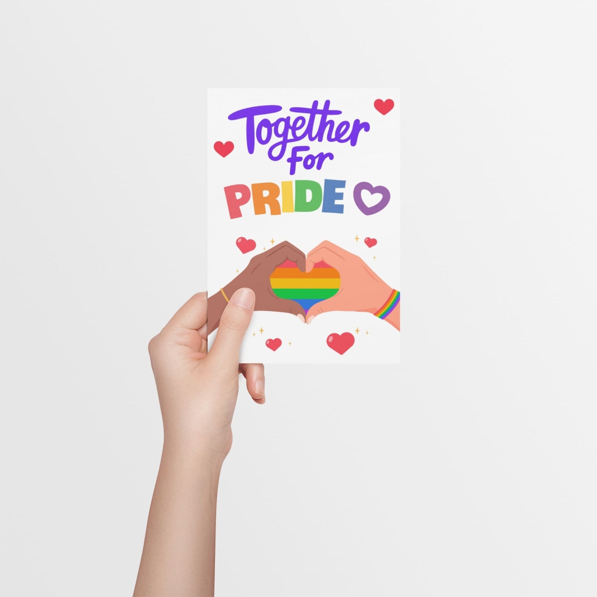 Together for LGBTQ+ Pride 2025! | LGBTQ+ Pride Card - Queer Card Club - 
