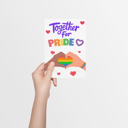 Together for LGBTQ+ Pride 2025! | LGBTQ+ Pride Card - Queer Card Club - 