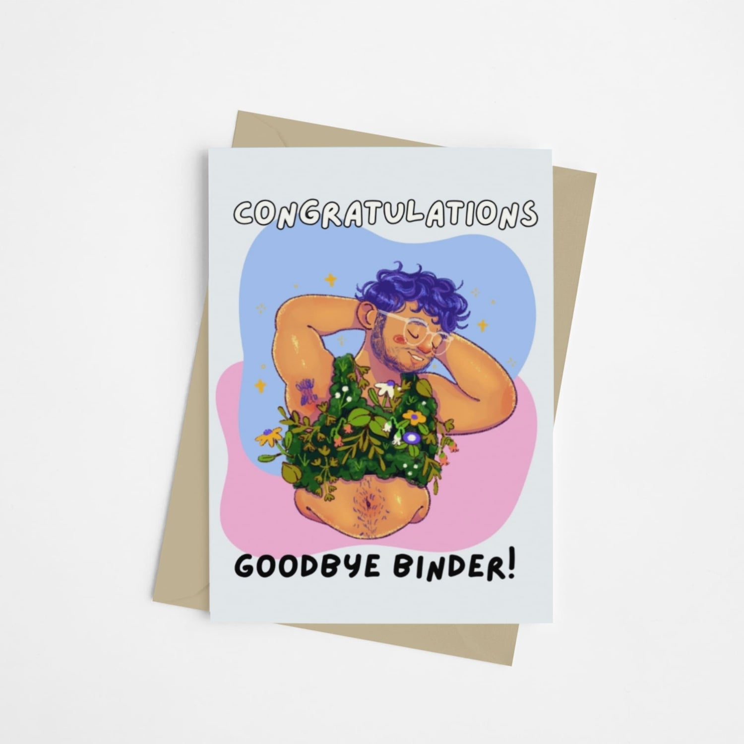 Top Surgery Transgender Congratulations Card - Queer Card Club - 