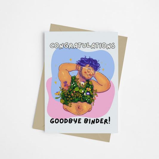 Top Surgery Transgender Congratulations Card - Queer Card Club - 