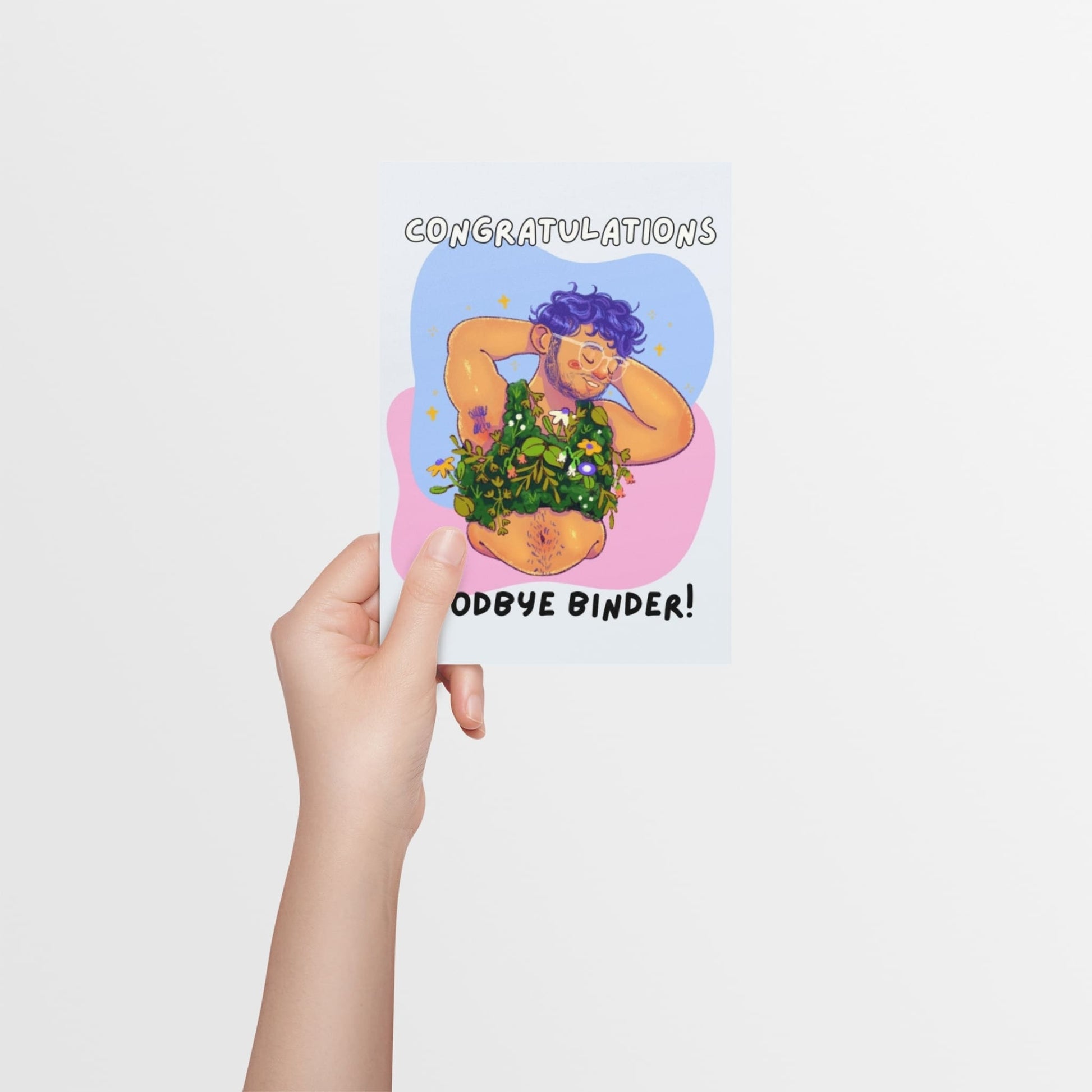 Top Surgery Transgender Congratulations Card - Queer Card Club - 