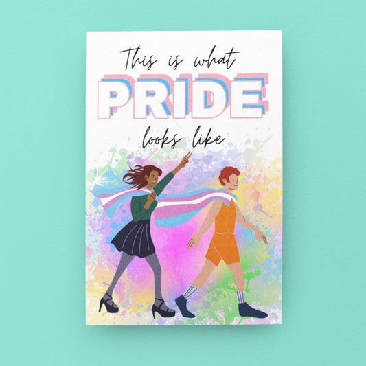 Transgender Pride Celebration | LGBTQ+ Pride Card - Queer Card Club - 