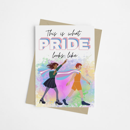 Transgender Pride Celebration | LGBTQ+ Pride Card - Queer Card Club - 